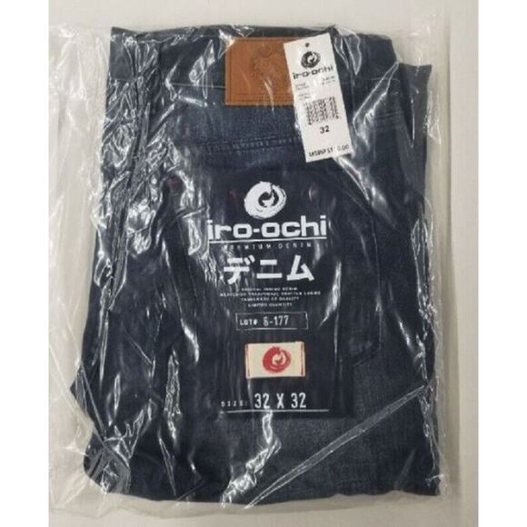 Iro-Ochi NIPPON JEAN - INDIGO AZUL WASH Size 32 x 32 Brand New! - Picture 1 of 4